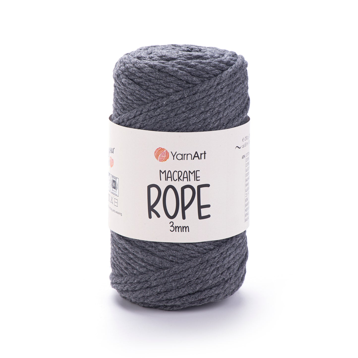Macrame rope 3 mm - 250g
